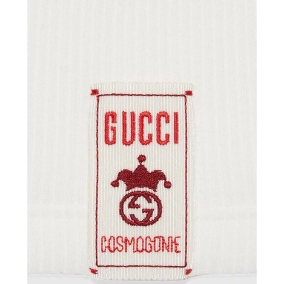 NWT GUCCI Cotton tank top with Cosmogonie label Sz S 100% Authentic Ribbed - Picture 2 of 11